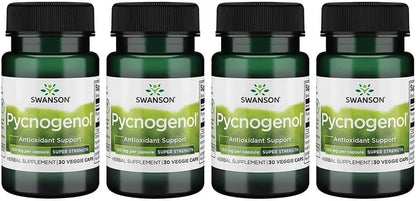Swanson Ultra Pycnogenol Super Strength 150 mg, 30 Veg Capsules, 4 Pack