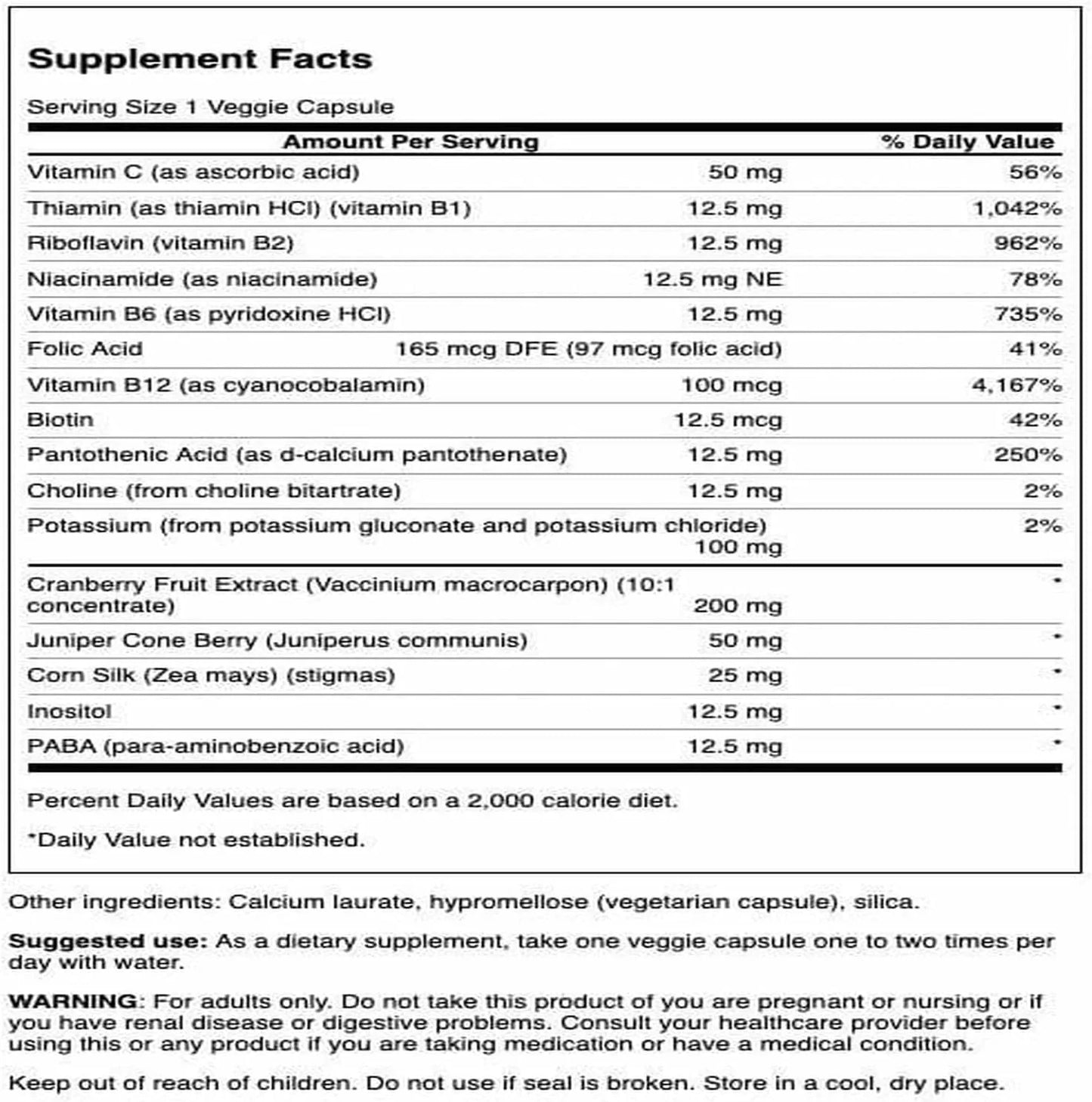 Swanson Kidney Essentials Urinary Support, 60 Veg Capsules
