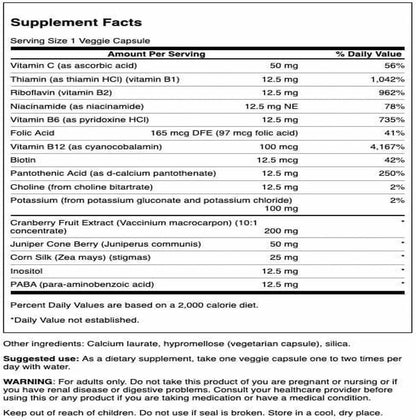 Swanson Kidney Essentials Urinary Support, 60 Veg Capsules