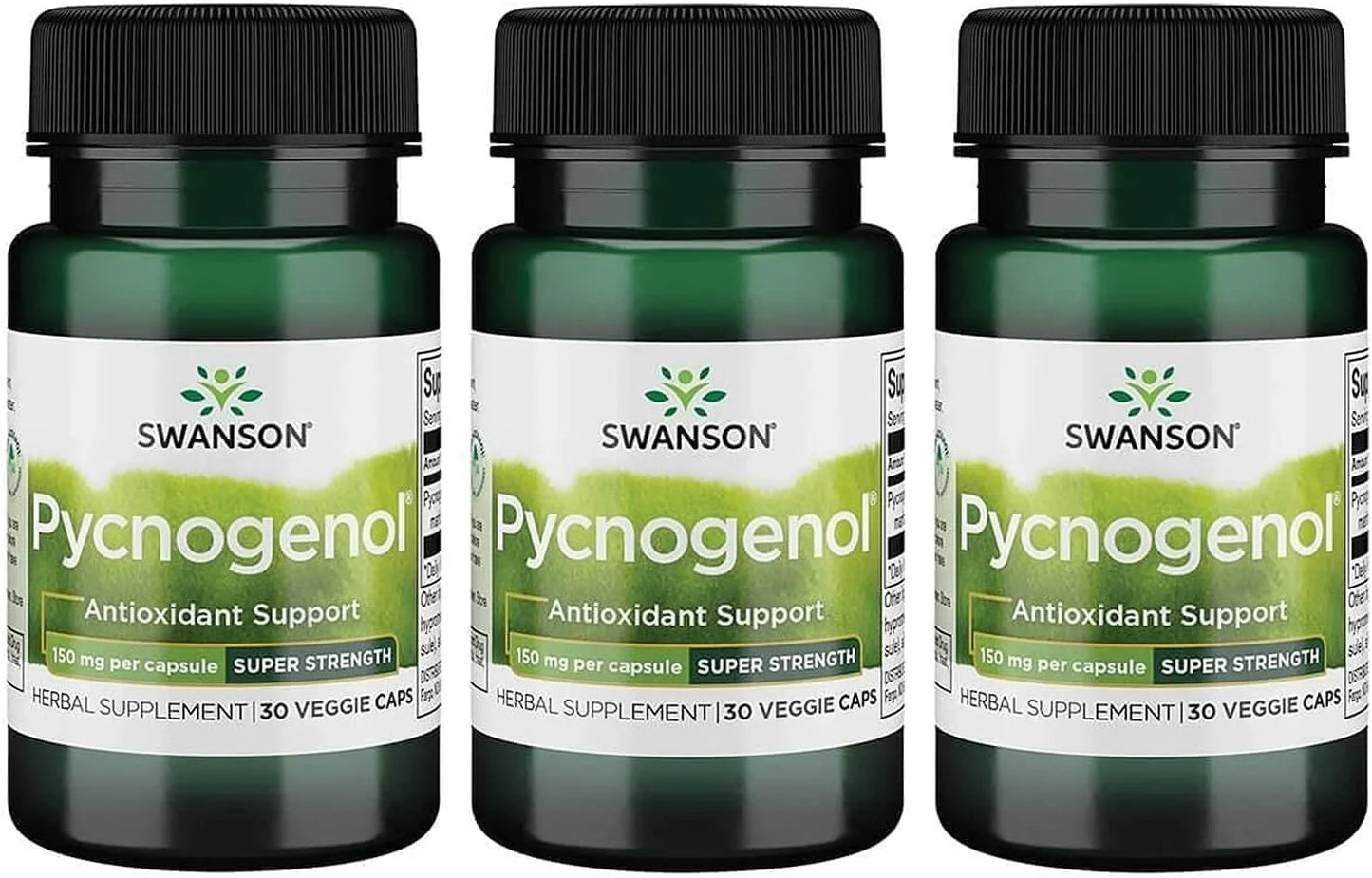 Swanson Ultra Pycnogenol Super Strength 150 mg, 30 Veg Capsules, 3 Pack