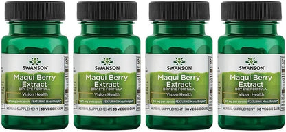 Swanson Maquibright 60 Milligrams, 30 Veg Capsules, 4 Pack