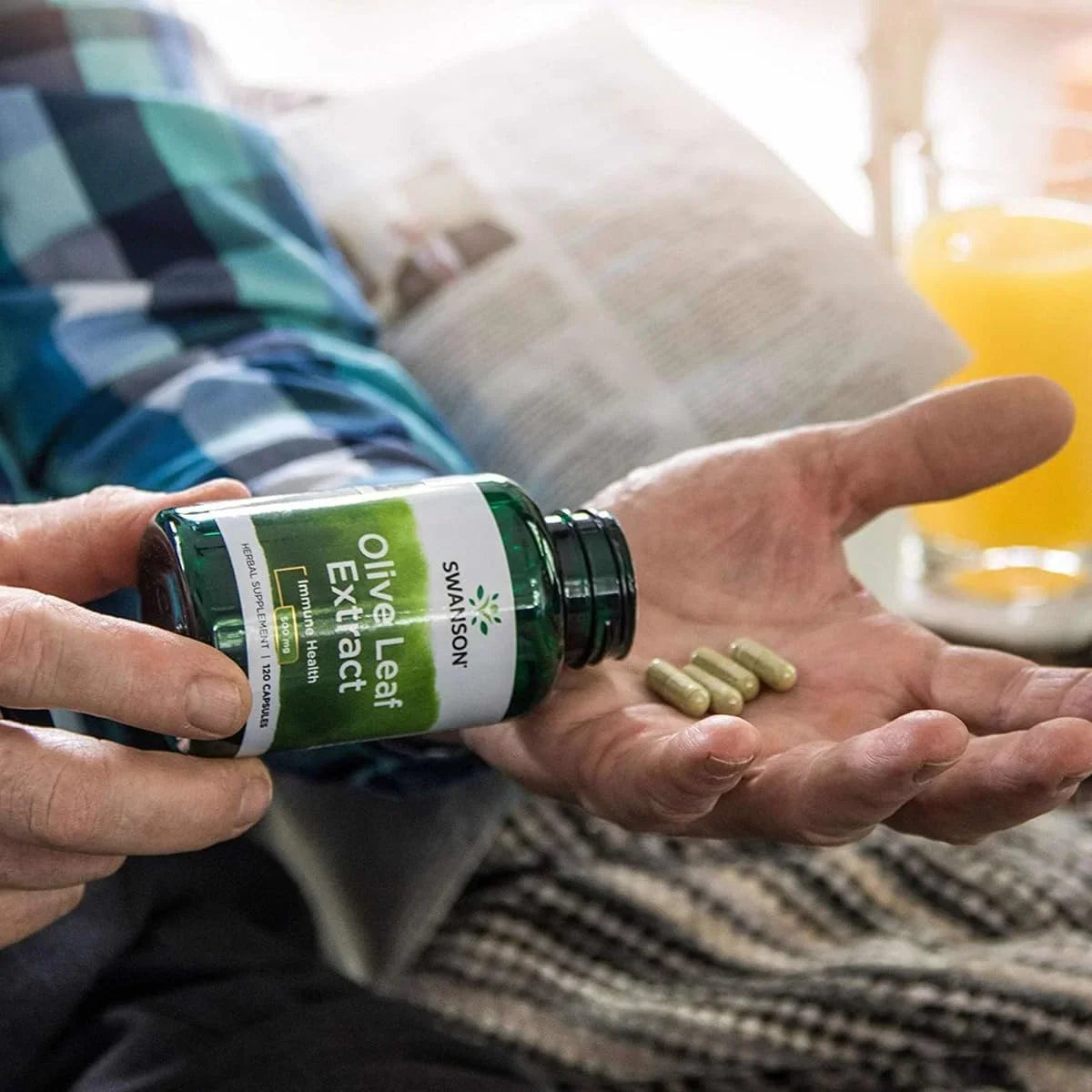 Swanson Olive Leaf Extract Immune Health, 500 mg, 120 Caps