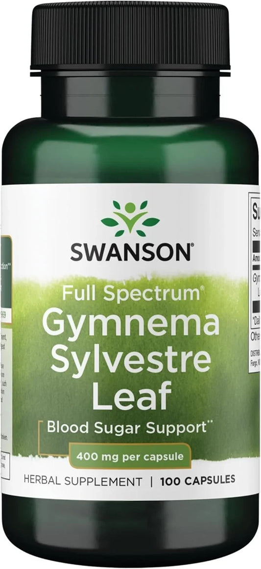 Swanson Full Spectrum Gymnema Sylvestre Leaf, 100 Capsules