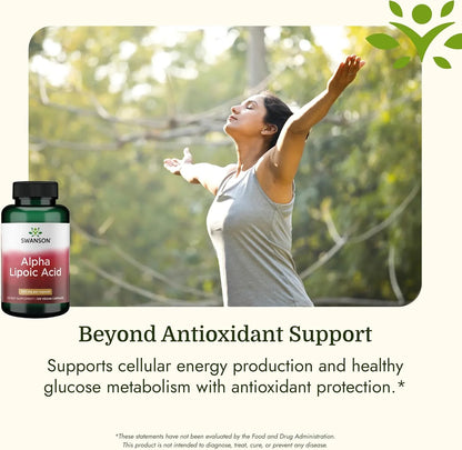 Swanson Alpha Lipoic Acid 300 mg, 120 Vegan Capsules