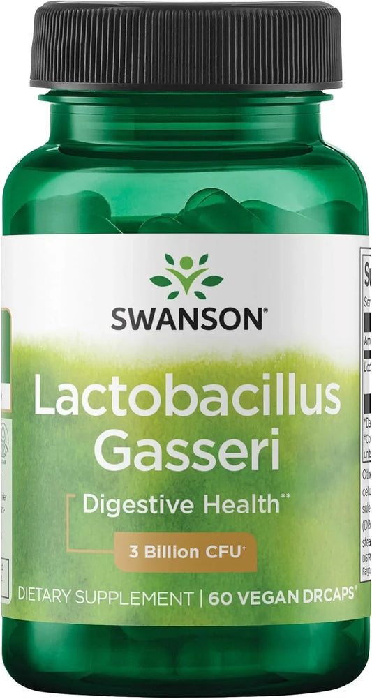 Swanson Lactobacillus Gasseri Probiotic, 3 Billion CFU, 60 Vegan Capsules