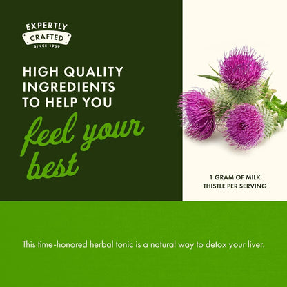 Swanson Full Spectrum Milk Thistle, 500 mg, 100 Vegan Capsules, 2 Pack