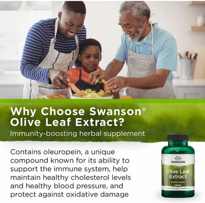 Swanson Olive Leaf Extract Immune Health, 500 mg, 120 Caps