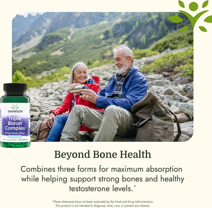 Swanson Triple Boron Complex Bone and Joint Supplement, 250 Capsules