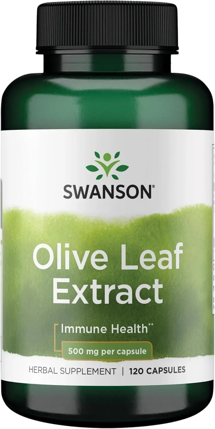 Swanson Olive Leaf Extract Immune Health, 500 mg, 120 Caps