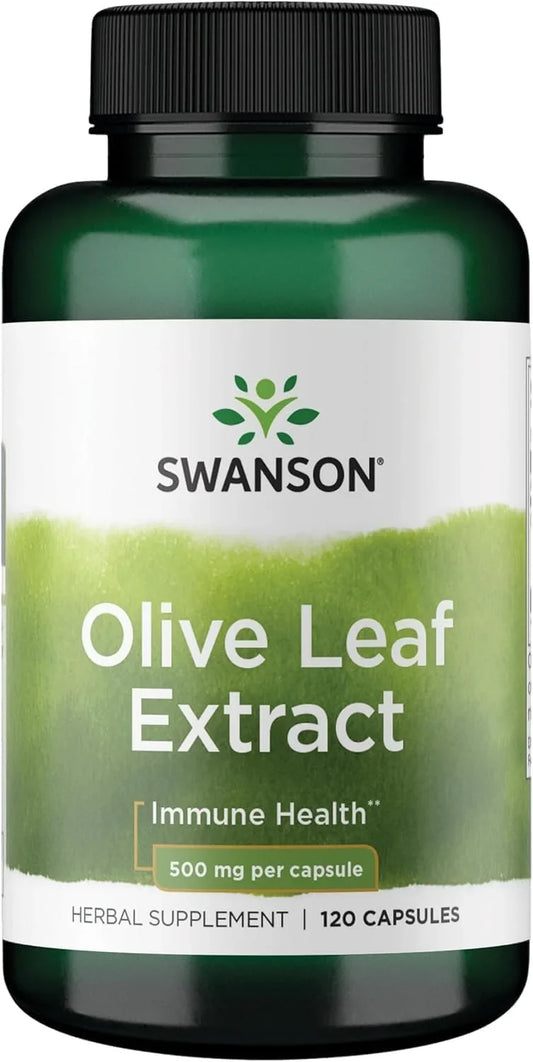 Swanson Olive Leaf Extract Immune Health, 500 mg, 120 Caps